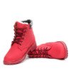 Červené izolované boty Viviana - Obuv