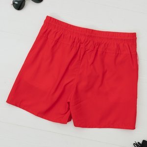 Červené pánské sportovní kraťasy - Oblečení