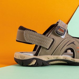 Chlapecké béžové sandály Tores na suchý zip - boty