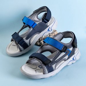 Chlapecké tmavomodré sandály na suchý zip Asitop - Boty