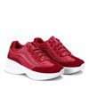 Czerwone buty sportowe Eveline - Obuwie