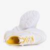 Dámská bílá sportovní obuv se žlutými vložkami Adira - obuv