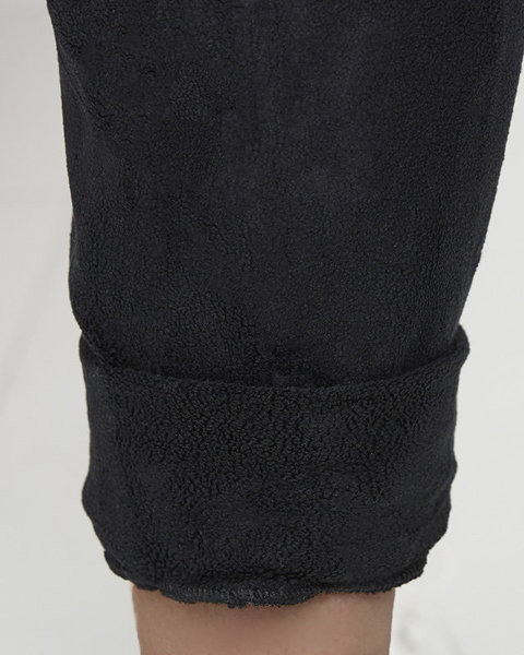 Dámská sportovní souprava mikina a tepláky v černé barvě- Oblečení