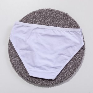 Dámské bílé bavlněné kalhotky - spodní prádlo