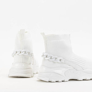 Dámské bílé nazouvací sportovní boty Kiron - Obuv
