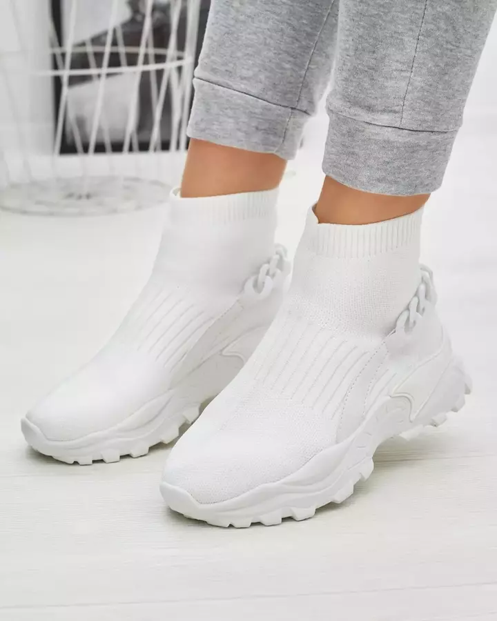 Dámské bílé nazouvací sportovní boty Kiron - Obuv