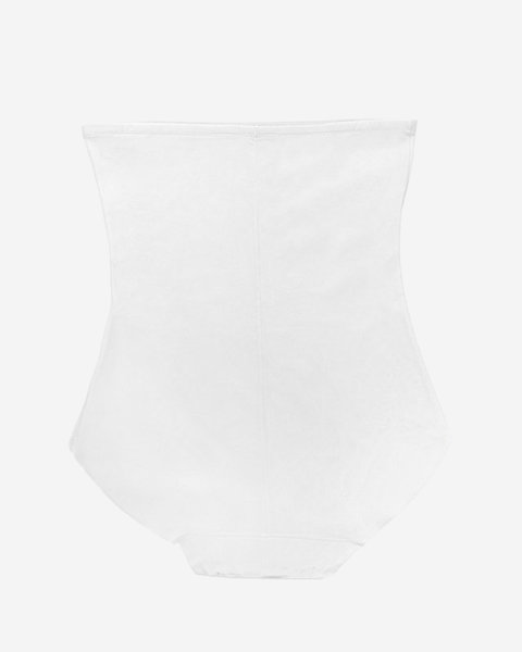 Dámské bílé tvarující kalhotky PLUS SIZE - Spodní prádlo