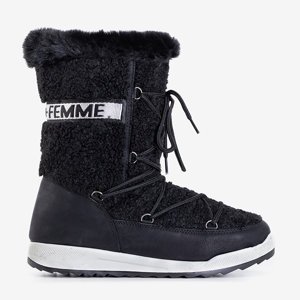 Dámské černé izolované sněhové boty Columbila - obuv