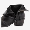 Dámské černé kotníkové boty s ozdobným zipem Durango - Obuv