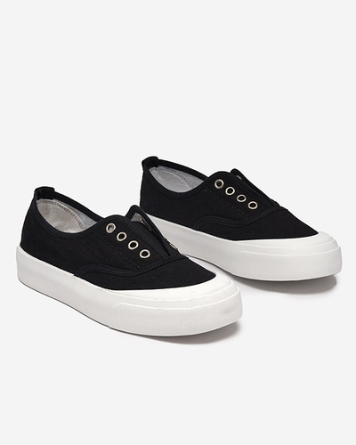 Dámské černé tenisky se silnější podrážkou Askol- Shoes