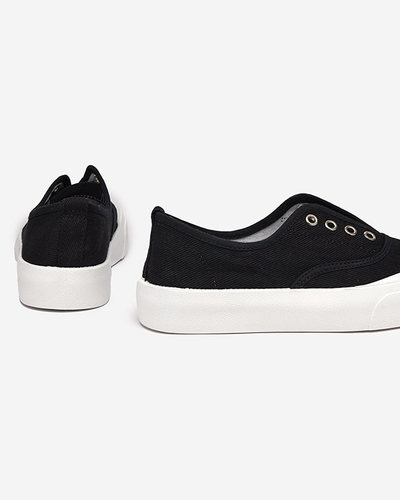 Dámské černé tenisky se silnější podrážkou Askol- Shoes
