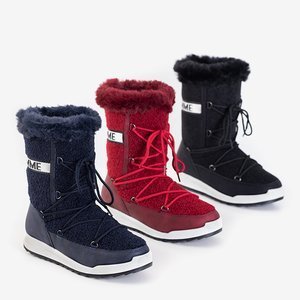 Dámské izolované sněhové boty Columbita navy blue - boty