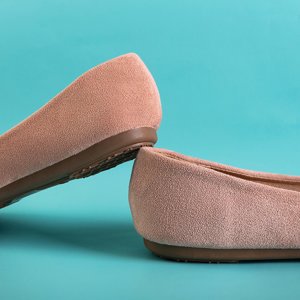 Dámské práškové ploché baleríny Kamiu - obuv