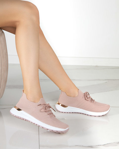 Dámské růžové sportovní boty Erina Fabric - obuv
