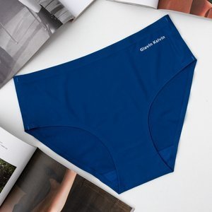 Dámské tmavomodré bezešvé kalhotky - Spodní prádlo