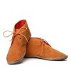 Dámské vázané kotníkové boty Cirlisa oranžové - boty