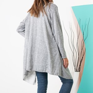 Dámský světle šedý svetr - oblečení