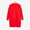 Dámský svetr červený svetr - oblečení