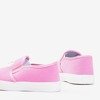 Dětský růžový lístek na tenisky Borůvky - obuv