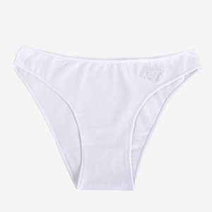 Klasické bílé slipy - spodní prádlo