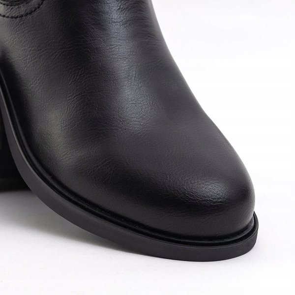 Klasické černé Chelsea boty - Boty