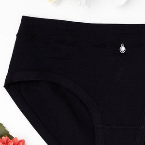 Klasické dámské kalhotky v černé barvě - Spodní prádlo