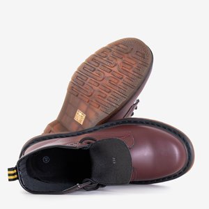 Maroon pánské šněrovací boty Maksym - obuv