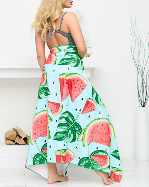 Mátový velký melounový plážový ručník - Příslušenství