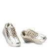 Metaliczne, sportowe buty air w kolorze złotym Jalanda - Obuwie