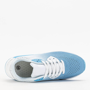 Modrá a bílá sportovní obuv na platformě Tigeris - Obuv