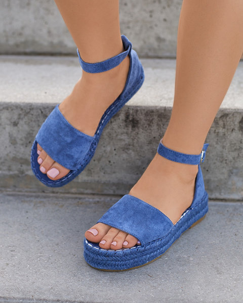 Modré dámské sandály Sitra - obuv