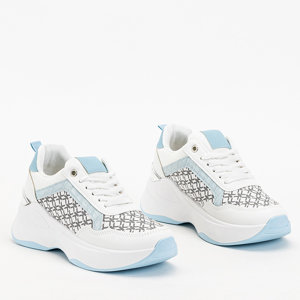 Modrobílá dámská sportovní obuv Weniso tenisky - Obuv