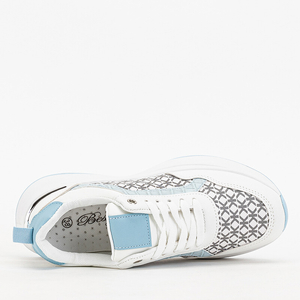 Modrobílá dámská sportovní obuv Weniso tenisky - Obuv