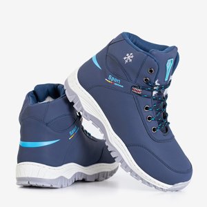 Naida námořnické modré dámské izolované sněhové boty - boty