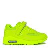 Neonowe żółte dziecięce buty sportowe Franny - Obuwie