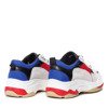 Niebiesko-czerwone buty sportowe Joyce- Obuwie