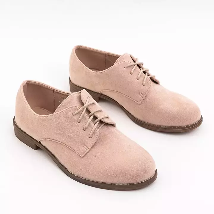 OUTLET Béžové a růžové boty pro ženy Bluzzi - Obuv