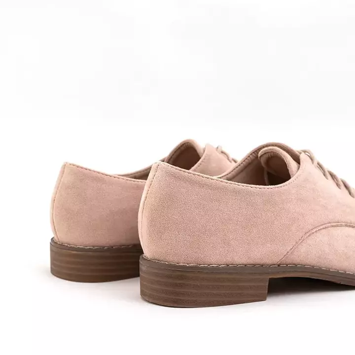 OUTLET Béžové a růžové boty pro ženy Bluzzi - Obuv