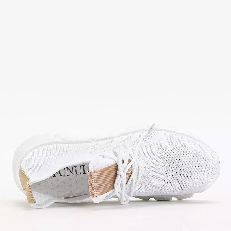OUTLET Bílá a béžová sportovní obuv pro ženy Baym - Obuv