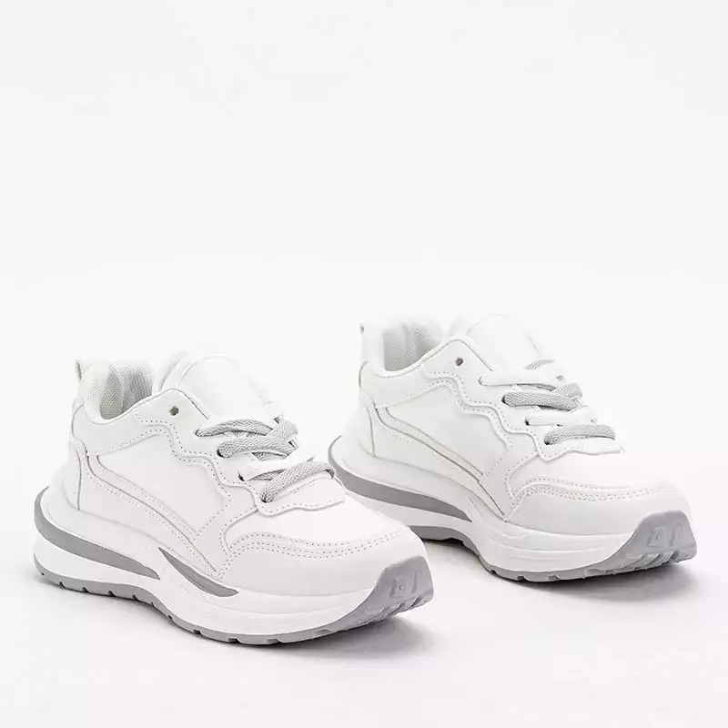 OUTLET Bílé sportovní boty pro ženy Zubby - Obuv