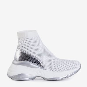 OUTLET Bílé vysoké sportovní boty značky Lupin - Footwear
