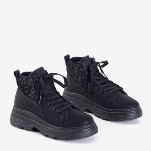 OUTLET Černá dámská zateplená sportovní obuv od Fturen - Footwear