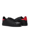 OUTLET Černé a červené tenisky od Giselle - Footwear