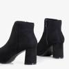 OUTLET Černé dámské boty na postu Calida - obuv