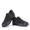 OUTLET Černé tenisky navléknou na Jorginnien - obuv