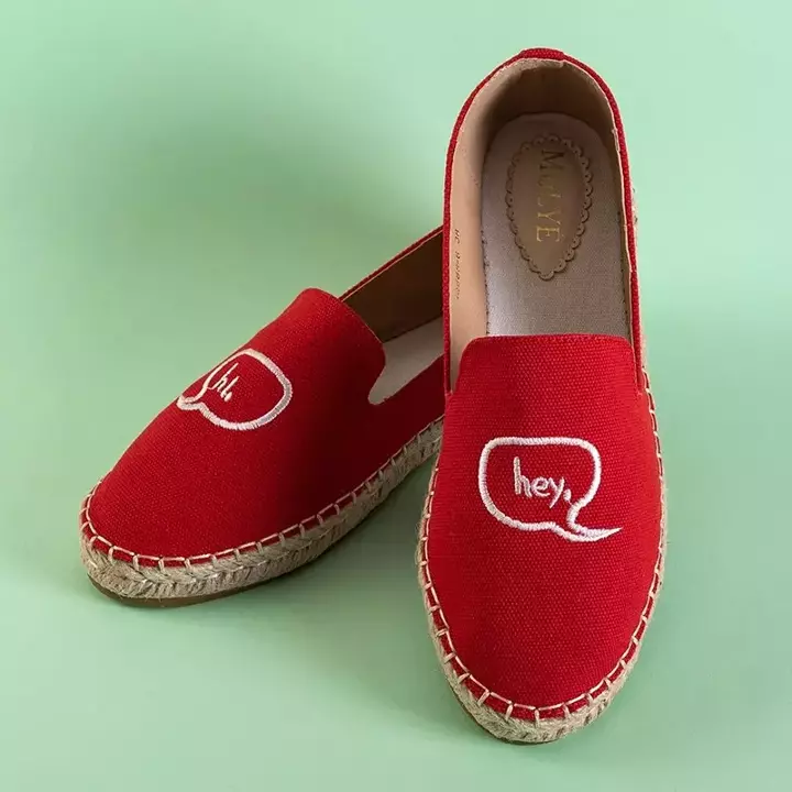 OUTLET Dámské espadrilky Red Bahia - boty