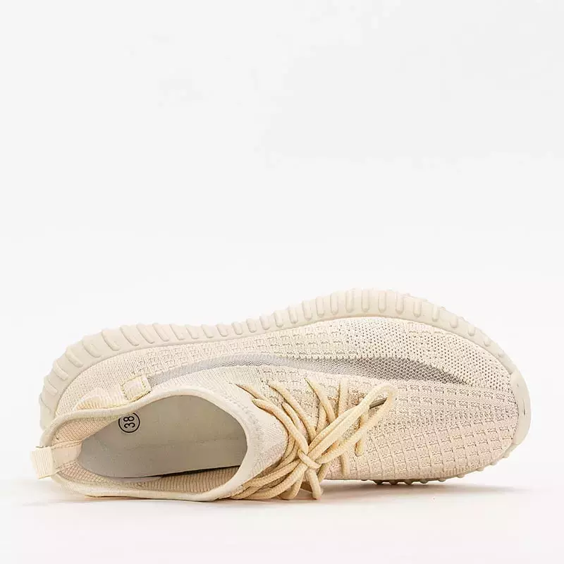 OUTLET Krémová dámská sportovní obuv značky Fransi - Footwear