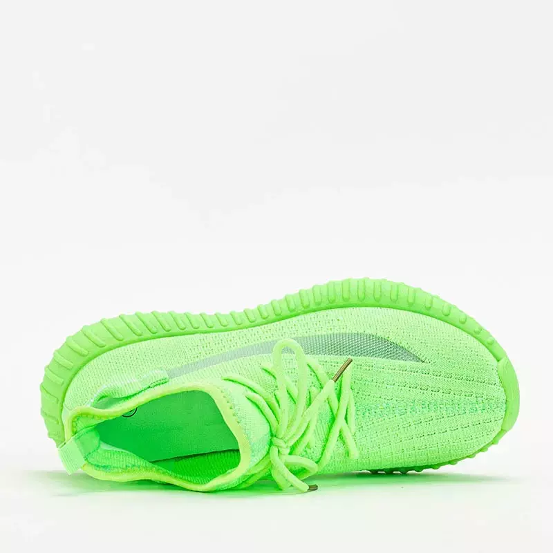 OUTLET Neonově zelená dámská sportovní obuv Fransi - Obuv