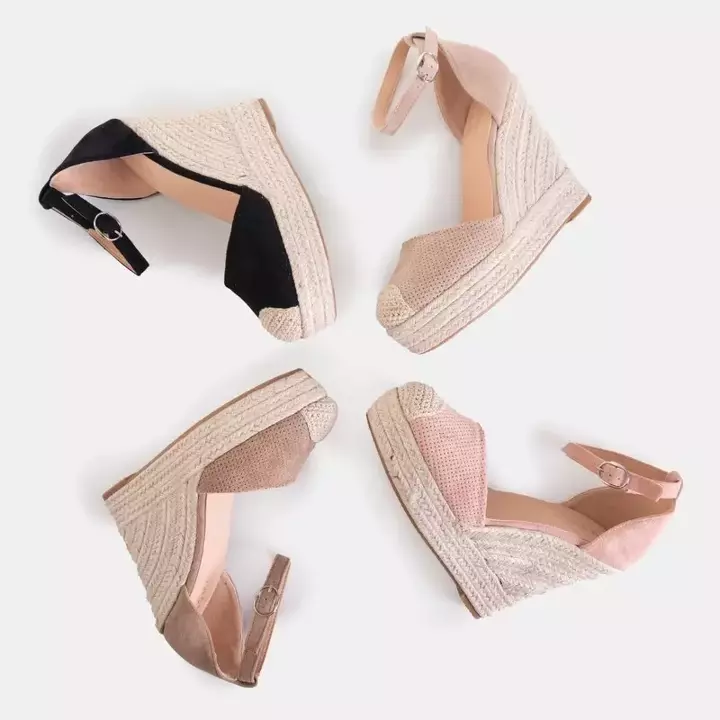 OUTLET Růžové dámské sandály Meylasi-Footwear