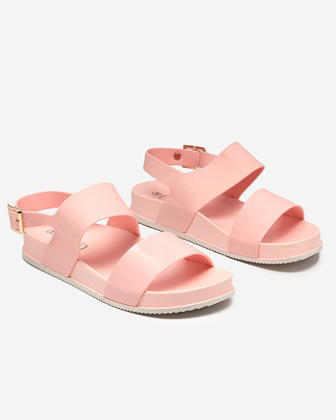 OUTLET Růžové gumové sandály Otisa pro ženy - Obuv